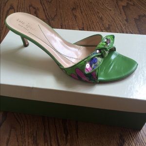 Kate Spade "Mandy" sequined sandals